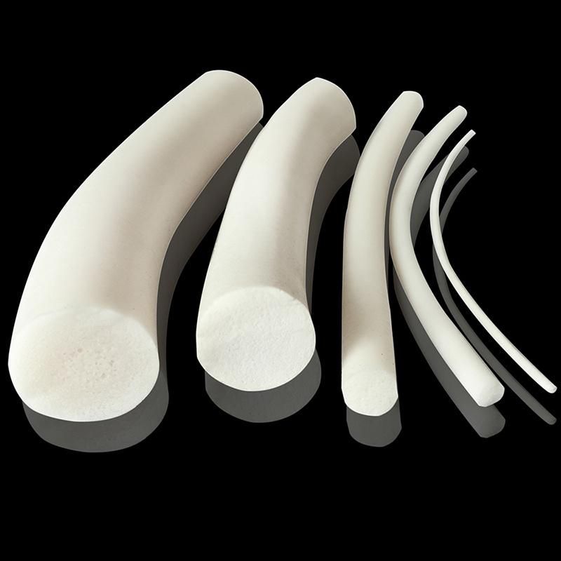 Silicone Rubber Foam Sponge O-Ring Rubber Cord White Color Cord