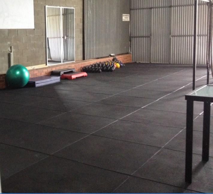 Noise Reduction Crossfit Gym Rubber Flooring Tiles