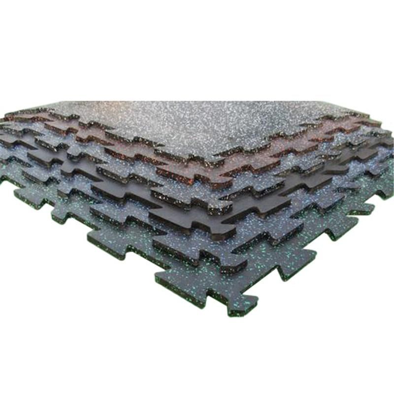 Colorful Anti Slips Rubber Floor Mat for Gym Use