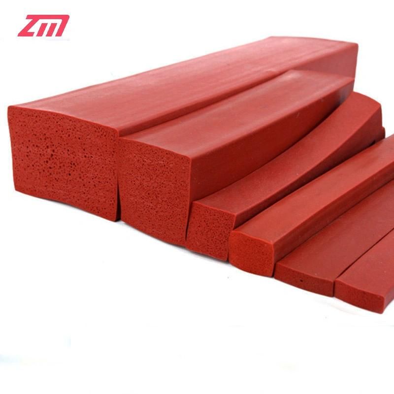 Red Color Silicone Rubber Sponge Seal