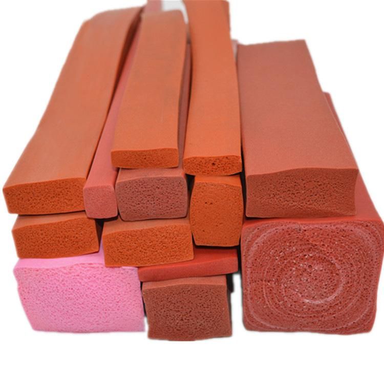 Foam Silicone Extrusion Sponge Strip for Water Sealing Applications