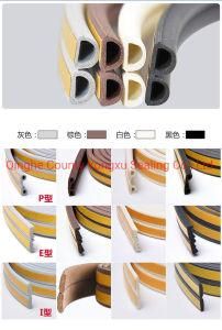 Sealing Strip for Wooden Door Sound Insulation Sealing for Interior Doors and Windows Self-Adhesive Sealing Strip