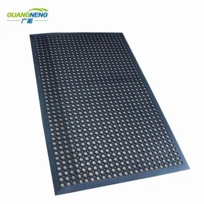 High Quality Rubber Floor Interlocking Rubber Mat Hole Rubber Mat