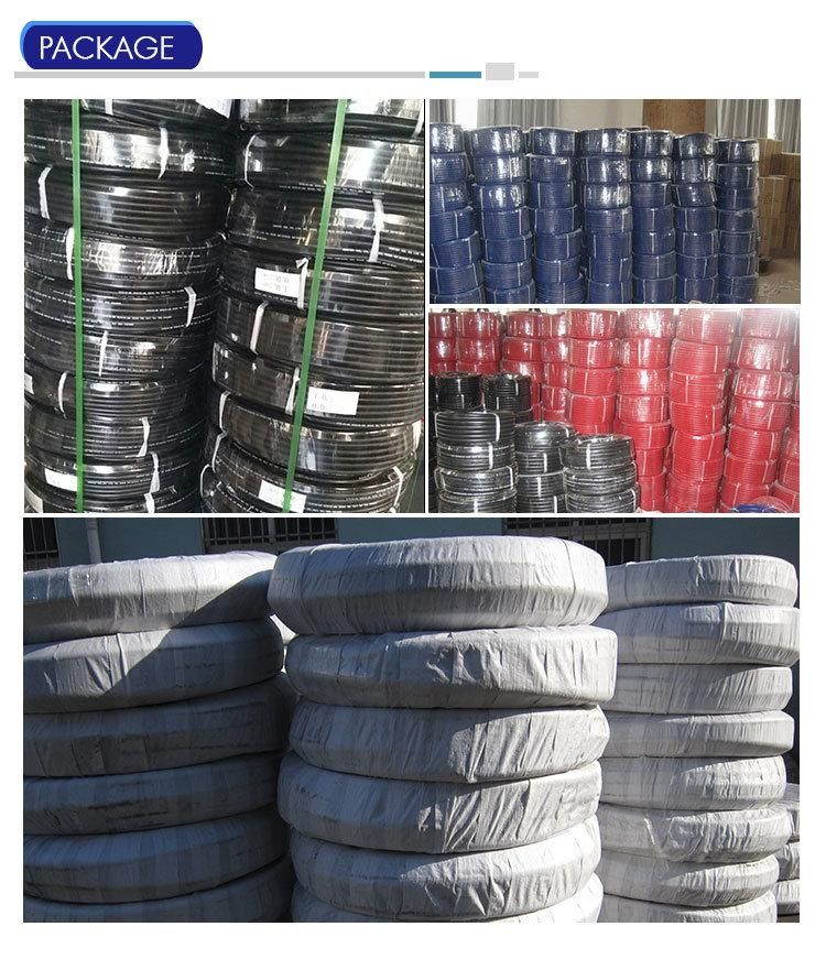 Superior Quality Cloth Surface Yellow Rubber Air Compressor Hose Made in China