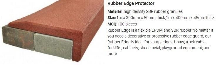 Rubber Edge Protector for Brick Edges, Concrete Kerbs and Sand Pits