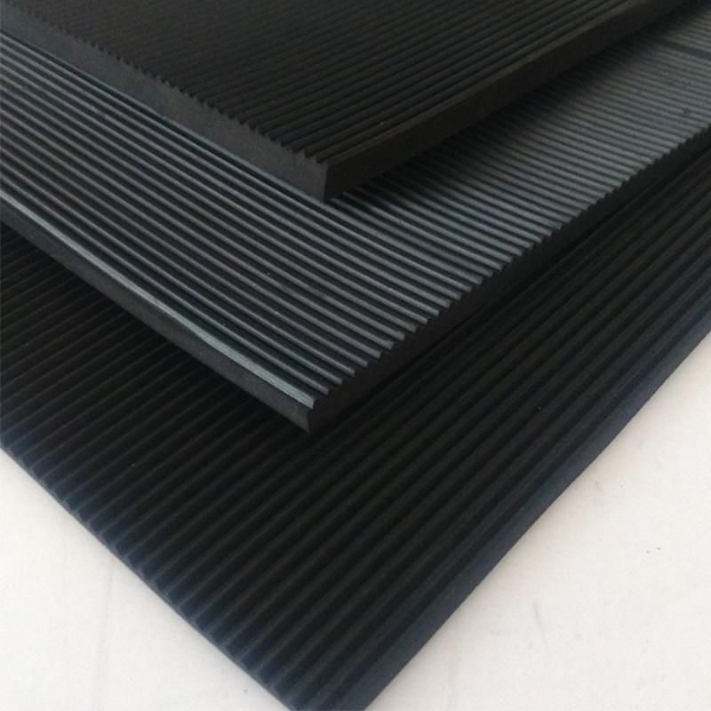 2019 Hot Sale Eco-Friendly Fine Ribbed Rubber Sheets/Mats