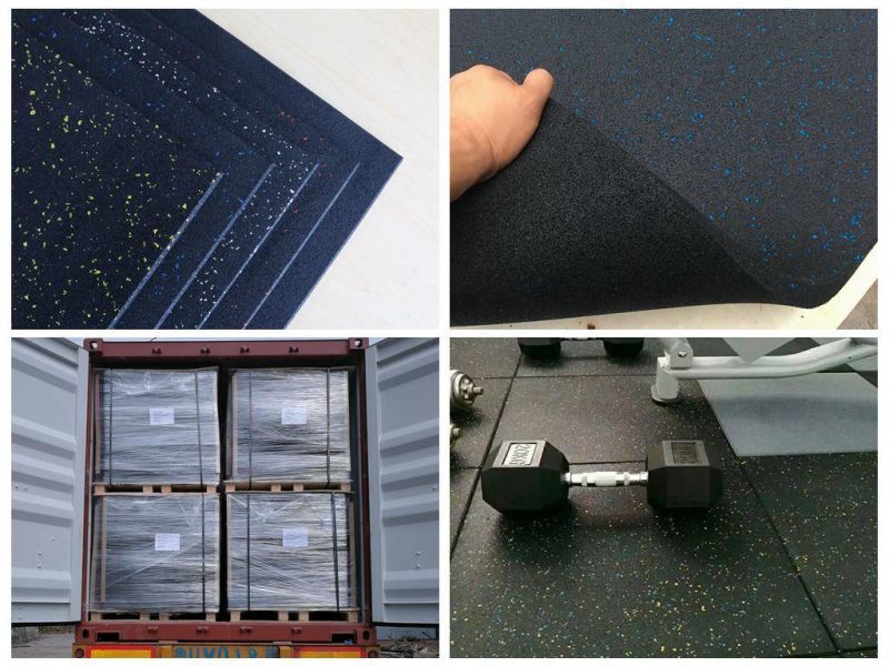 Crossfit Heavy Duty Playground Gym Rubber Flooring Tile for Fitness