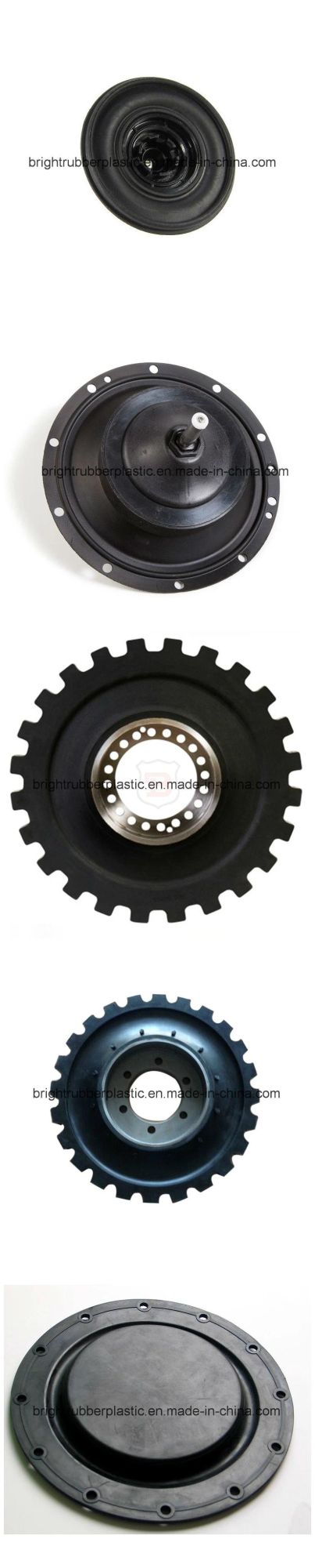 Customized High Quality Natural Rubber Diaphragm Bonded to Metal