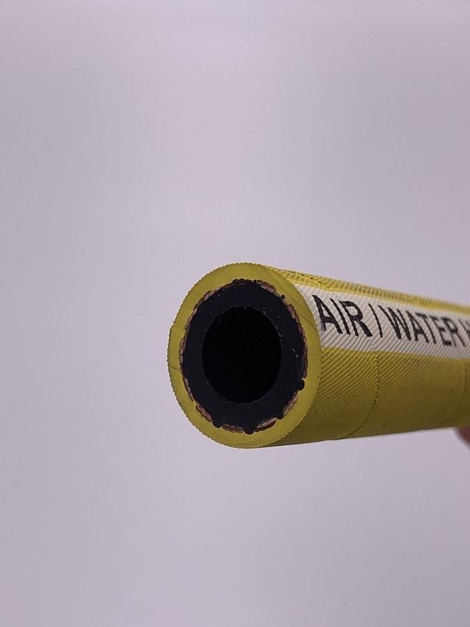 Smooth Surface Air Rubber Hose with Textile Braided