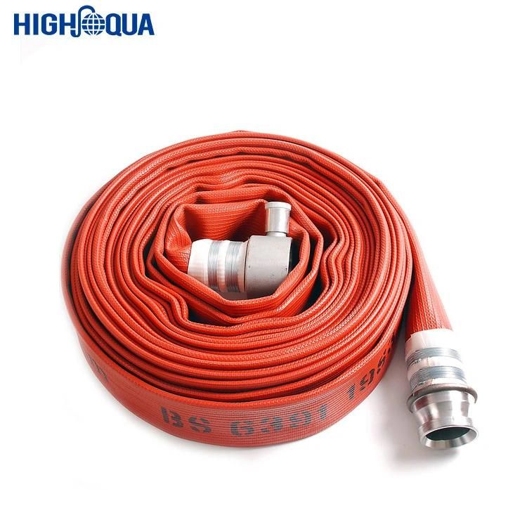 Double-Sided Rubber Layflat Fire Hose with The Best Quality