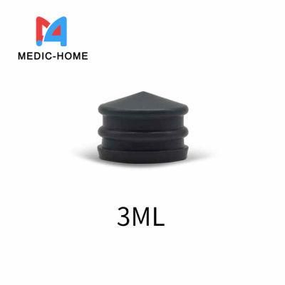 Pharmaceutical Packaging 2ml/3ml Rubber Gasket for Syringe Use with CE ISO