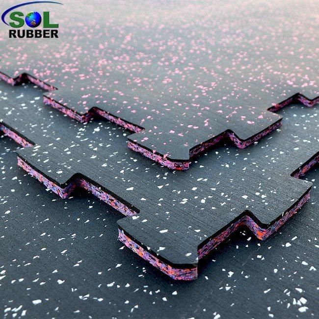 Hot Sale Compound Interlock Flooring Gym Fitness Rubber Foam Mat