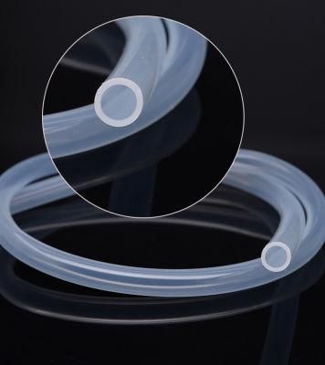 Heat Resistant FDA Food Grade Flexible Silicone Rubber Hose / Tube ID*Od 4mm*6mm
