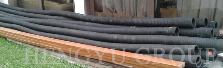 Direct Source 6 Inch Rubber Hose Roughness Lightweight Suction or Discharge Water Hoses
