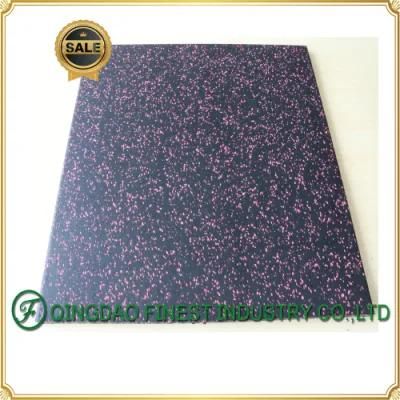 Odorless Durable Seamless Appearance 100% Recycled Rubber Floor
