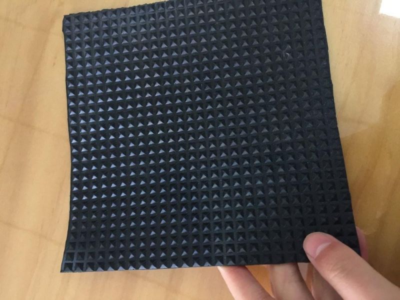 3mm Thickness SBR/EPDM/Cr Neoprene/NBR Nitrile Pyramind Rubber Sheet