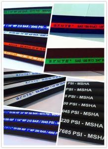 Flame Resistant Hydraulic Hoses with Msha Cover