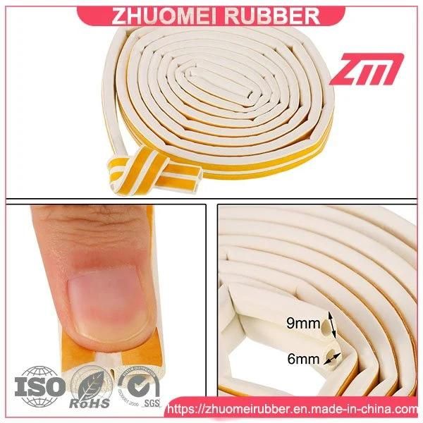 E Type Rubber Strip Door Seal Self Adhesive Seal