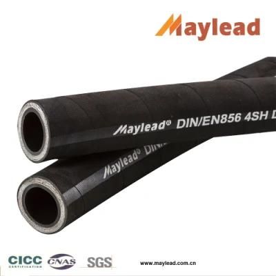 1904sh High Pressure Steel Wire Spiral Rubber Hose Air Hose En856 4sh 3/4&quot; Inch