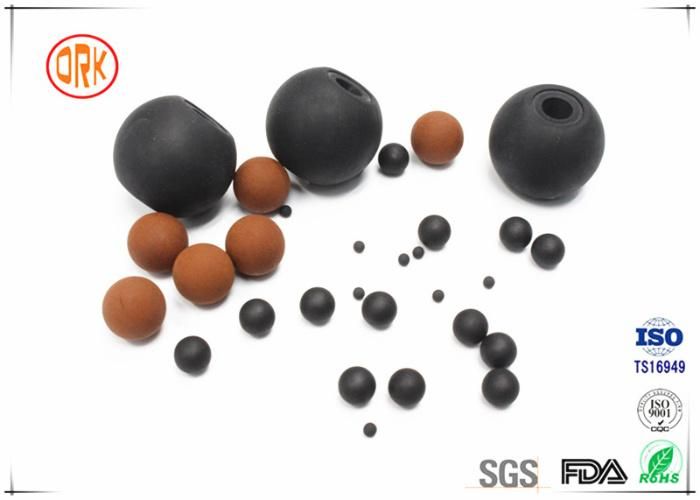 Different Sizes OEM Black Silicone Rubber Ball