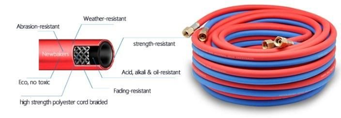 20 Bar Pressure Oxygen Acetylene Twin Welding Gas Rubber Hose