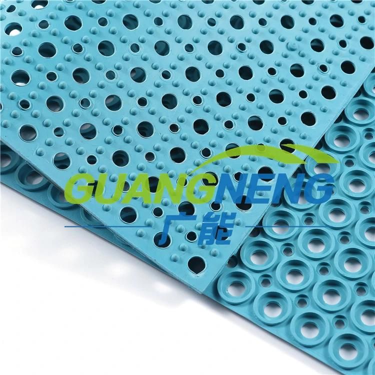Qingdao Factory High Quality Acid Resistant Anti-Bacteria Rubber Holes Mat