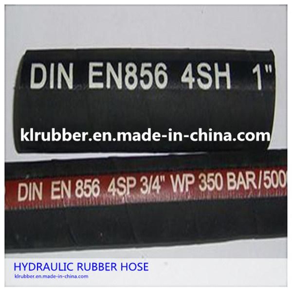 SAE100 R2at High Pressure Rubber Hydraulic Hose with Hydraulic Fitting