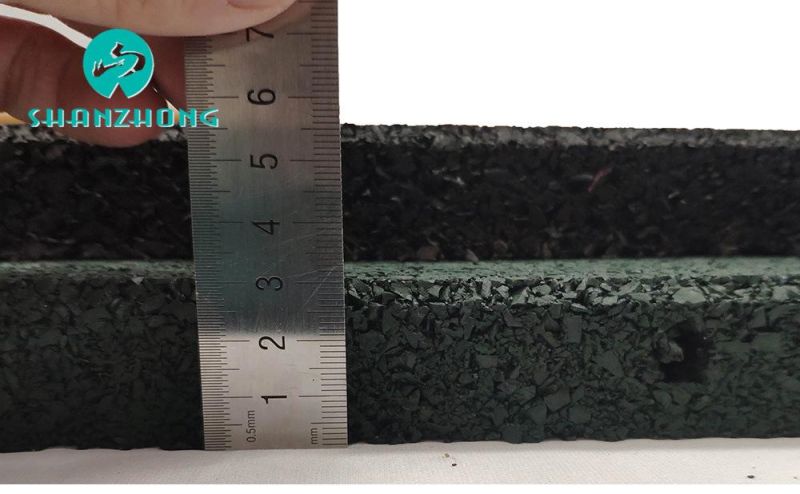 Elastic and Comfortable Gym Rubber Flooring Tile Carpet Drainage Insulation Rubber Mats