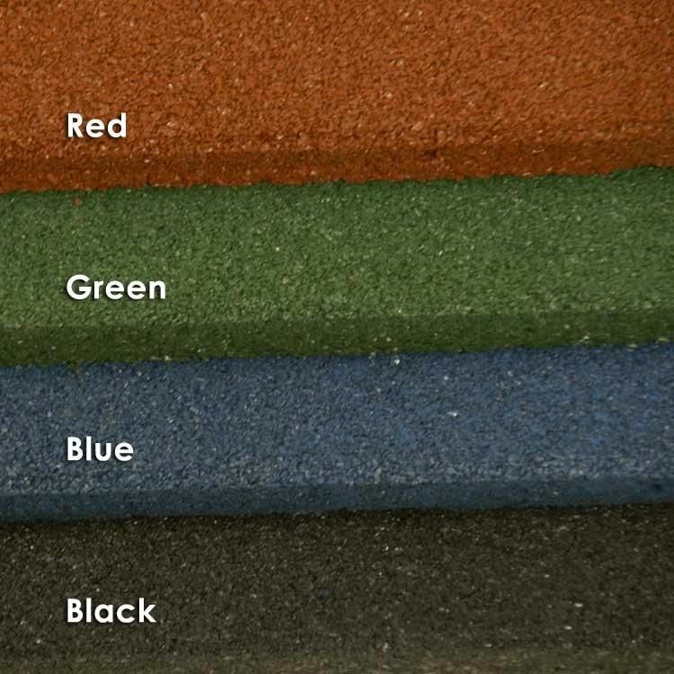 3/4 Inch Thick Rubber Studded Floor Tile Gym Mats