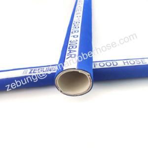 White Blue Flexible Potable Water Food Rubber Hose