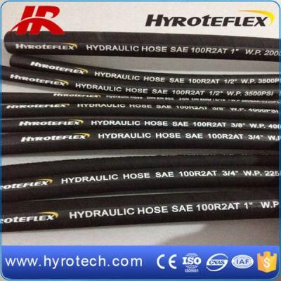 Two Wire Braid Hose for SAE 100r2at DIN 853 2sn