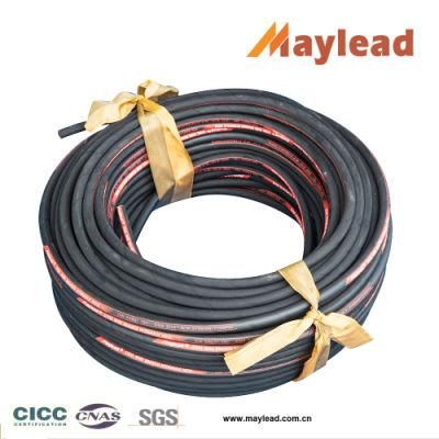 3/8&quot; Inch High Pressure Steel Wire Braided Hydraulic Oil Hose En857 2sc 1002