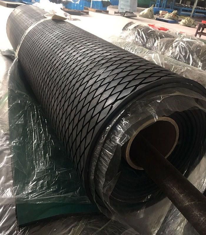 10m Long 12mm 15mm Thick Pulley Rubber Ceramic Lagging
